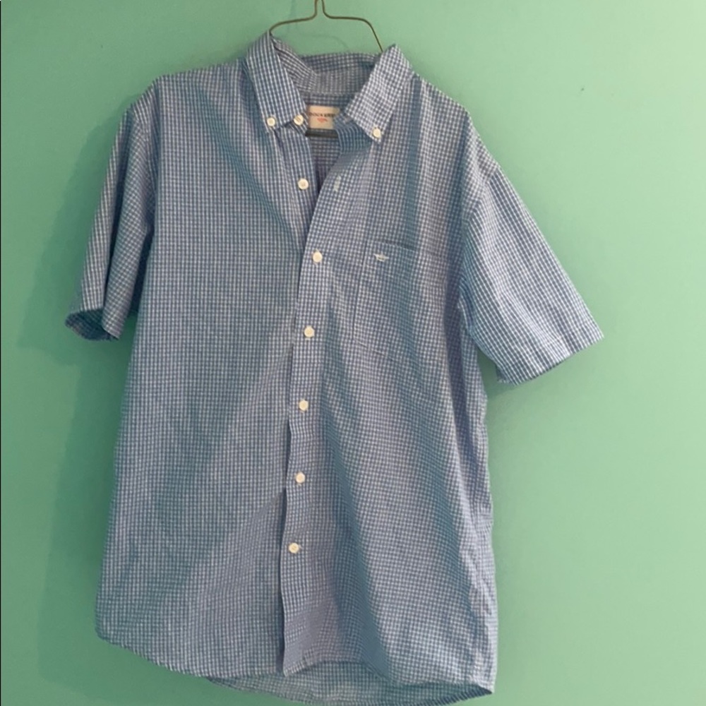 Docker short sleeve button down
